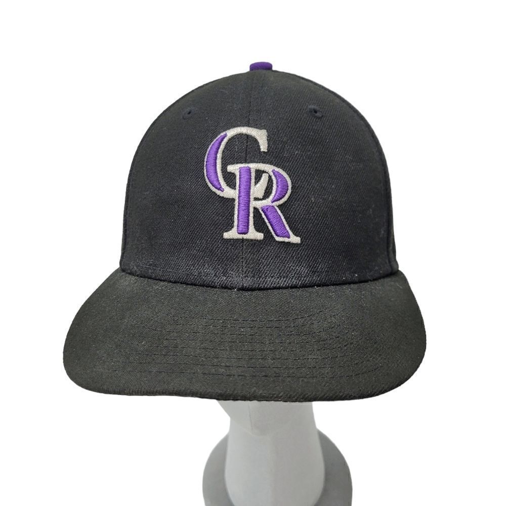 Vintage New Era 59 MLB Colorado Rockies Fitted Hat Cap